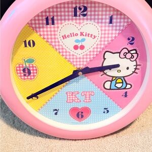 Hello Kitty Pink Wall Clock
